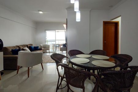 Sala de apartamento para alugar com 3 quartos, 116m² em Guilhermina, Praia Grande