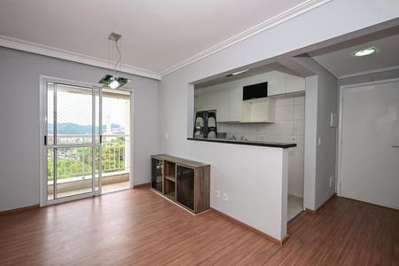 Sala de apartamento à venda com 2 quartos, 56m² em Vila Sonia do Taboao, Taboão da Serra