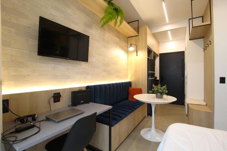 Studio para alugar com 35m², 1 quarto e sem vagaSala/Quarto
