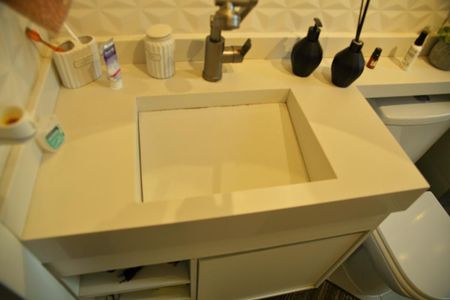 Apartamento para alugar com 59m², 2 quartos e 1 vagaBanheiro 