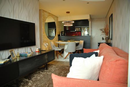 Sala de apartamento para alugar com 2 quartos, 59m² em Conjunto Residencial Pombeva, São Bernardo do Campo