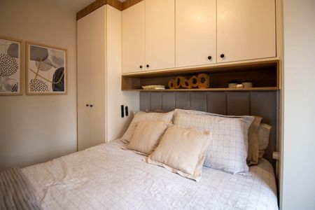 Suíte  de apartamento para alugar com 2 quartos, 57m² em Parque Reboucas, São Paulo