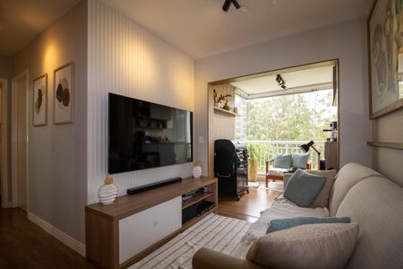 Sala de apartamento para alugar com 2 quartos, 57m² em Parque Reboucas, São Paulo