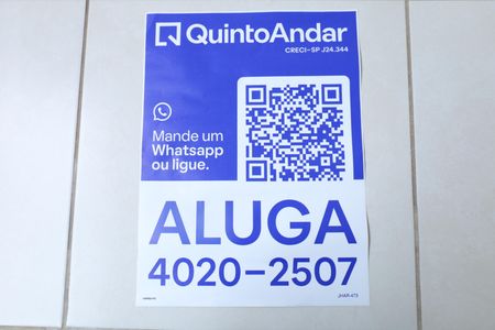 Apartamento para alugar com 33m², 2 quartos e sem vagaPlaca instalada na janela do imóvel - Código da placa:JHAR-473