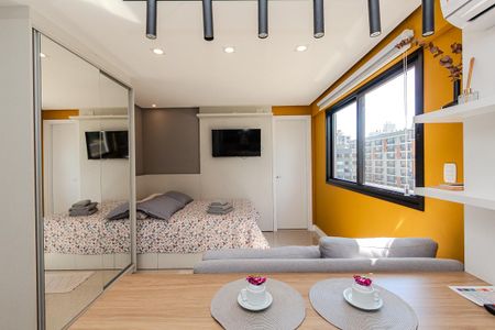 Studio para alugar com 25m², 1 quarto e 1 vaga Studio para alugar com 25m², 1 quarto e 1 vagaSala/Quarto