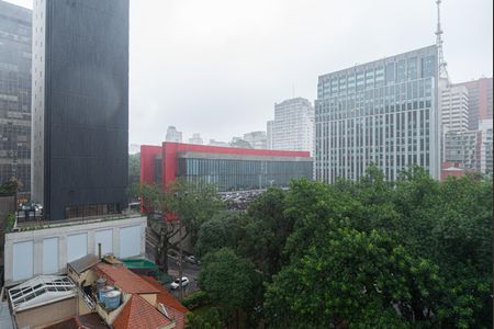 Vista da Varanda da Sala de apartamento à venda com 1 quarto, 55m² em Bela Vista, São Paulo