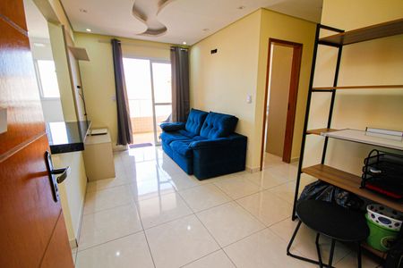 Sala de apartamento para alugar com 2 quartos, 66m² em Aviação, Praia Grande