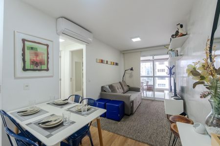Sala de apartamento à venda com 1 quarto, 49m² em Cerqueira César, São Paulo