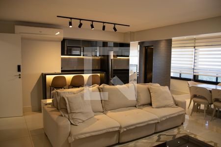Sala de apartamento para alugar com 3 quartos, 117m² em Alphaville Araguaia, Goiânia