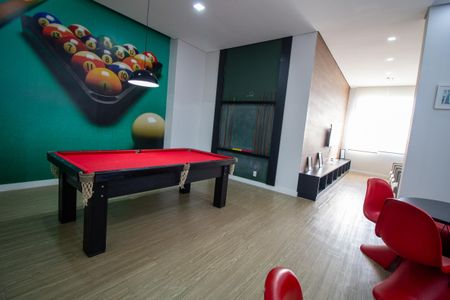 Apartamento para alugar com 42m², 1 quarto e 1 vaga Apartamento para alugar com 42m², 1 quarto e 1 vagaÁrea comum - Salão de Jogos