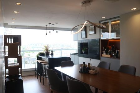 Varanda gourmet de apartamento à venda com 3 quartos, 129m² em Vila Anastácio, São Paulo