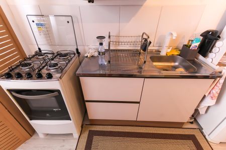 Sala/Cozinha de apartamento à venda com 1 quarto, 33m² em Brás, São Paulo