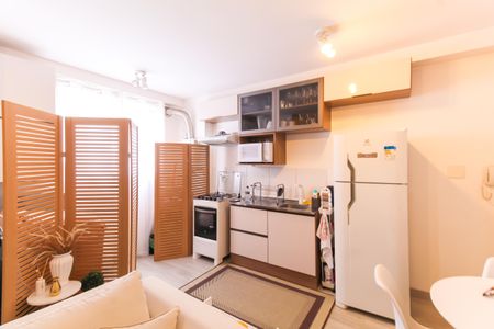 Sala/Cozinha de apartamento à venda com 1 quarto, 33m² em Brás, São Paulo