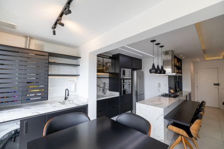 Apartamento à venda com 59m², 1 quarto e 2 vagas Apartamento à venda com 59m², 1 quarto e 2 vagasSala_Cozinha - Conjugada