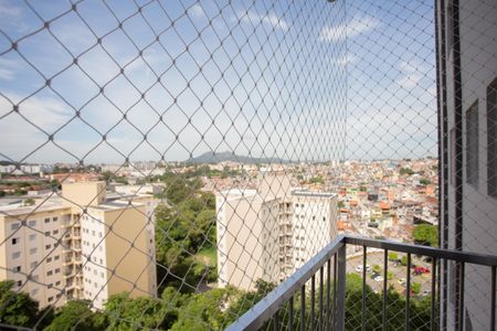 VARANDA DA SALA de apartamento para alugar com 2 quartos, 64m² em Jardim Marilu, São Paulo