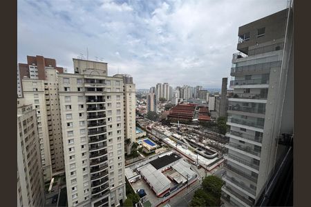 Vista da sala de apartamento para alugar com 1 quarto, 29m² em Pompeia, São Paulo