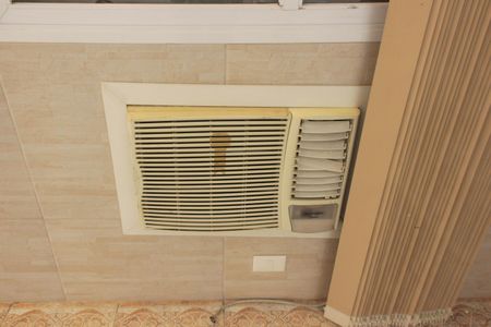 Ar condicionado da Sala de apartamento para alugar com 2 quartos, 83m² em Pompéia, Santos