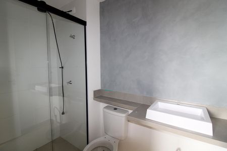 Banheiro do Quarto 1 de apartamento para alugar com 1 quarto, 23m² em Vila Butantã, São Paulo