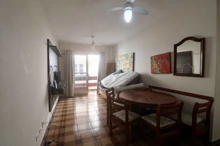 Sala de apartamento para alugar com 1 quarto, 77m² em Balneario Cidade Atlantica, Guarujá