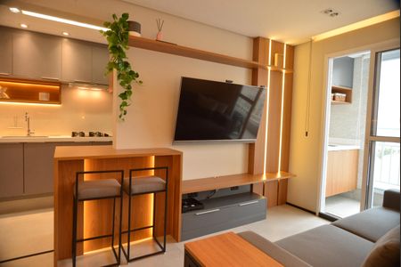 Sala de apartamento à venda com 2 quartos, 54m² em Vila Leopoldina, Santo André