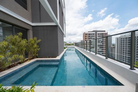 Studio para alugar com 25m², 1 quarto e sem vagaPiscina