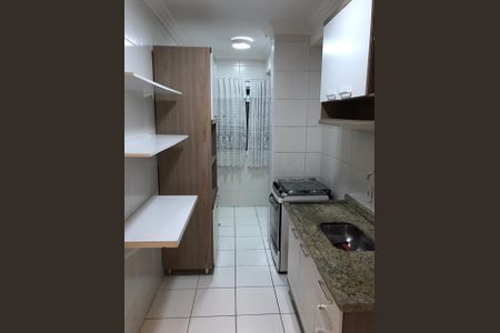 Cozinha de apartamento para alugar com 2 quartos, 59m² em Jardim Nova Manchester, Sorocaba