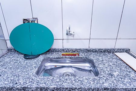 Sala e cozinha de casa para alugar com 1 quarto, 35m² em Vila Bancaria Munhoz, São Paulo