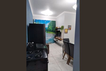 Sala de apartamento à venda com 3 quartos, 103m² em Vila Homero Thon, Santo André