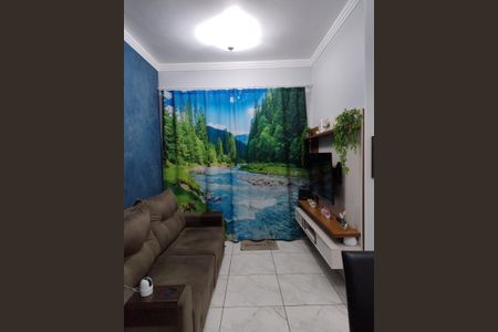 Sala de apartamento à venda com 3 quartos, 103m² em Vila Homero Thon, Santo André