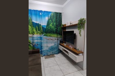 Sala de apartamento à venda com 3 quartos, 103m² em Vila Homero Thon, Santo André