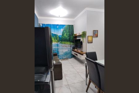Sala de apartamento à venda com 3 quartos, 103m² em Vila Homero Thon, Santo André