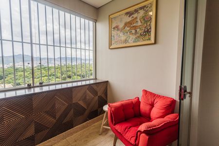Varanda da Sala de apartamento para alugar com 3 quartos, 77m² em União, Belo Horizonte