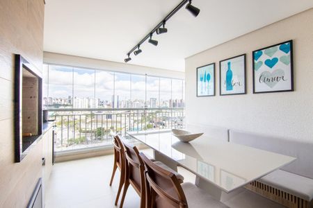 Sala de jantar de apartamento para alugar com 3 quartos, 100m² em Parque Industrial Tomas Edson, São Paulo