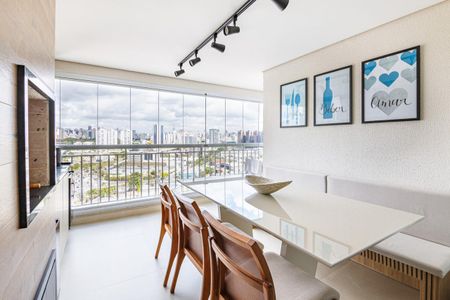 Sala de jantar de apartamento para alugar com 3 quartos, 100m² em Parque Industrial Tomas Edson, São Paulo