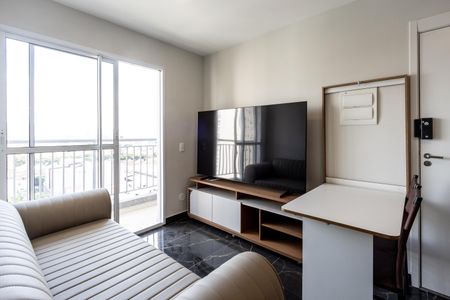 Sala de apartamento à venda com 1 quarto, 27m² em Vila Romana, São Paulo