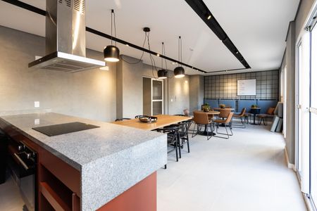 Apartamento à venda com 28m², 1 quarto e sem vagaSalão de festas