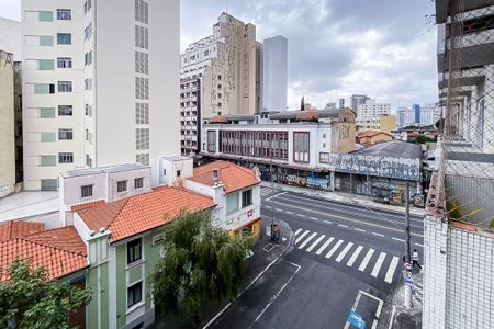 Varanda - Vista de kitnet/studio à venda com 1 quarto, 28m² em Bela Vista, São Paulo