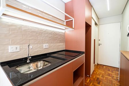 Studio para alugar com 28m², 1 quarto e sem vaga Studio para alugar com 28m², 1 quarto e sem vagaCozinha