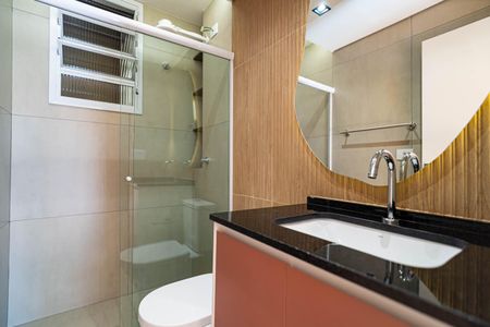 Studio para alugar com 28m², 1 quarto e sem vaga Studio para alugar com 28m², 1 quarto e sem vagaBanheiro