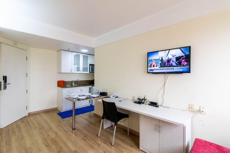Sala de apartamento para alugar com 1 quarto, 32m² em Centro, Guarulhos