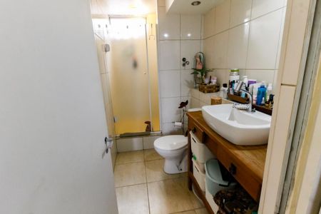 Banheiro da Suíte de apartamento à venda com 1 quarto, 45m² em Vila Tramontano, São Paulo