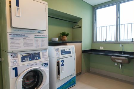 Studio à venda com 28m², 1 quarto e sem vagaLavanderia