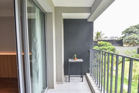 Studio à venda com 28m², 1 quarto e sem vagaVaranda