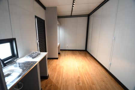 Cozinha de kitnet/studio para alugar com 1 quarto, 18m² em Parque dos Pomares, Campinas