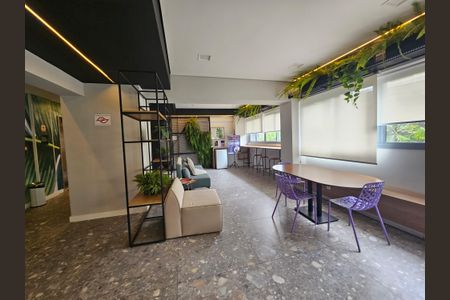 Studio à venda com 27m², 1 quarto e sem vagaHall social