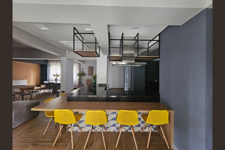 Studio à venda com 27m², 1 quarto e sem vagaÁrea comum - Salão de festas