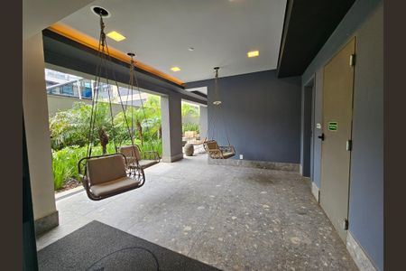 Studio à venda com 27m², 1 quarto e sem vagaHall social