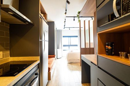 Studio para alugar com 24m², 1 quarto e sem vagaCozinha