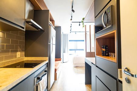 Studio para alugar com 24m², 1 quarto e sem vagaCozinha