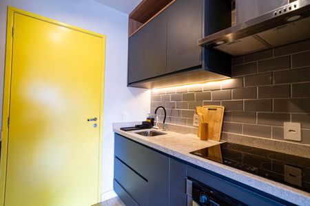 Studio para alugar com 24m², 1 quarto e sem vagaCozinha